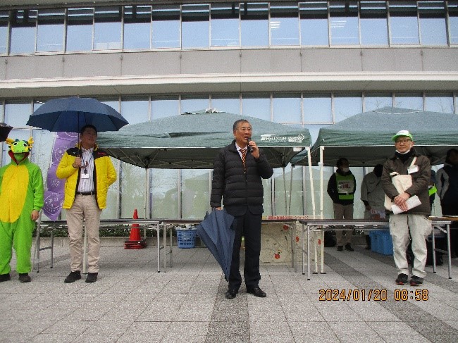 藤沢七福神めぐりクリーンウォーキングを開催しました！！（２０２４年１月２０日）